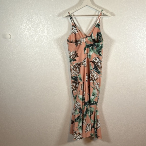 PatBo Revolve Tropical Resortwear Jumpsuit Made in Brazil Size 8 - Picture 5 of 10